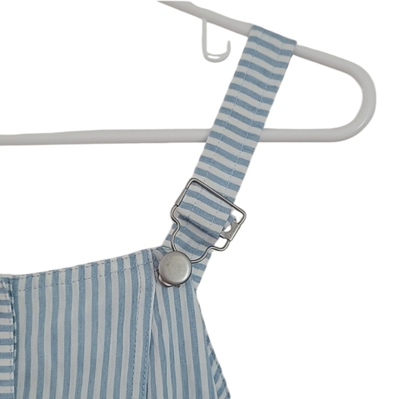 Biscotti & Kate Mack Collezioni  Parachute Drape Skirt Blue Stripes NWT Size 14 - Picture 12 of 12